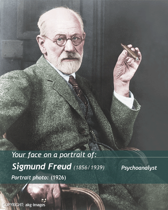 Your portrait on<br>Sigmunf Freud<br>photo Portrait (1926)